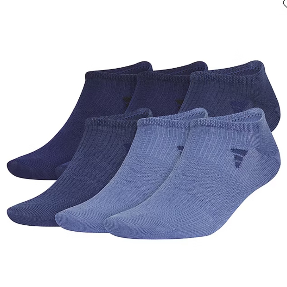 Adidas Men's Superlite 3.0 Athletic No Show Socks - 6 pairs, Size: Large